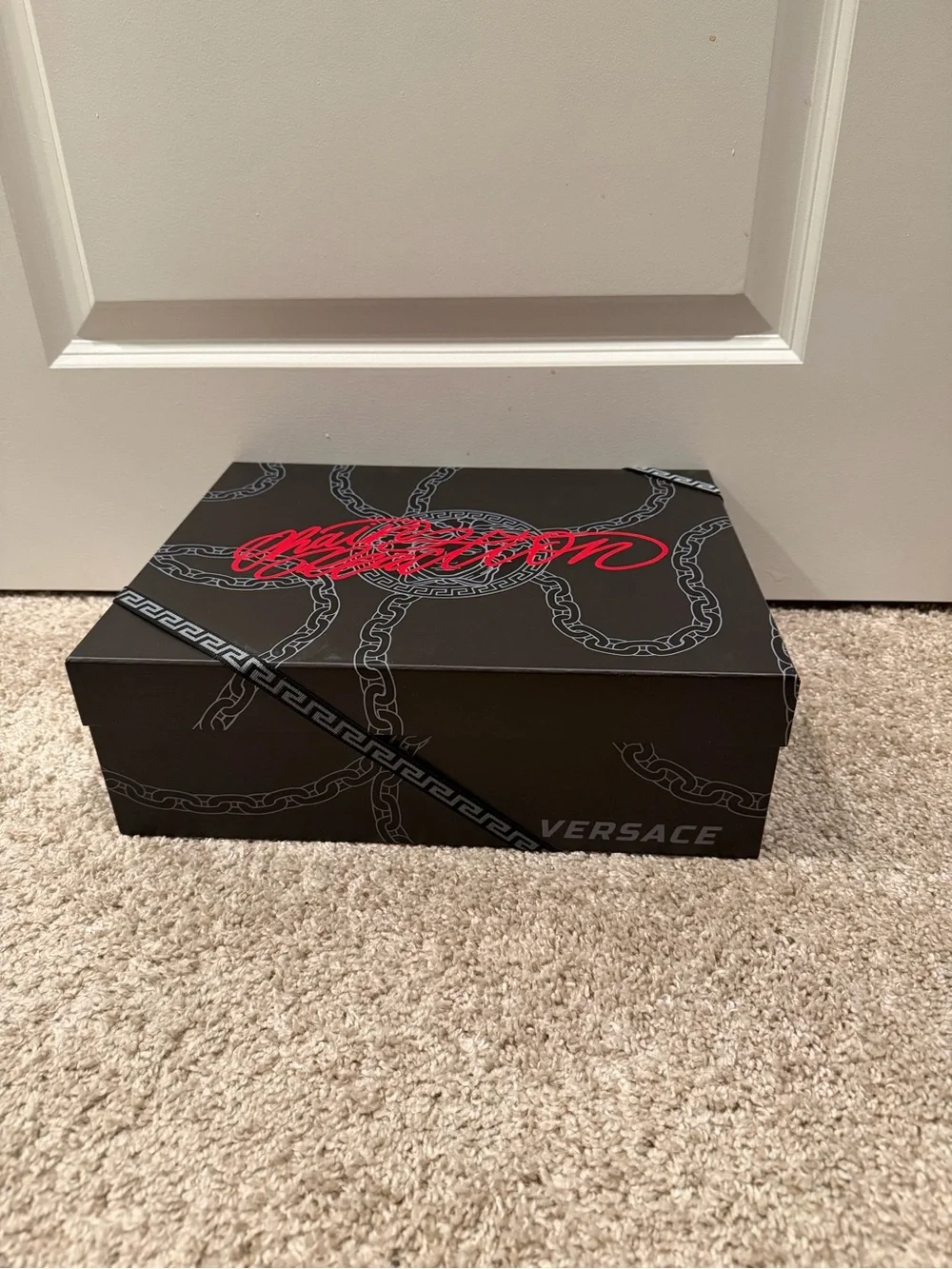 Versace Medusa Black Platform Heels Size 38